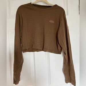 SET ACTIVE longsleeve cropped crewneck